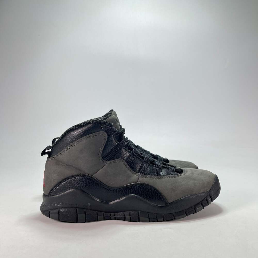 Air Jordan 10 Retro Shadow Black Basketball Shoes 310806-002 Youth Size 5.5Y